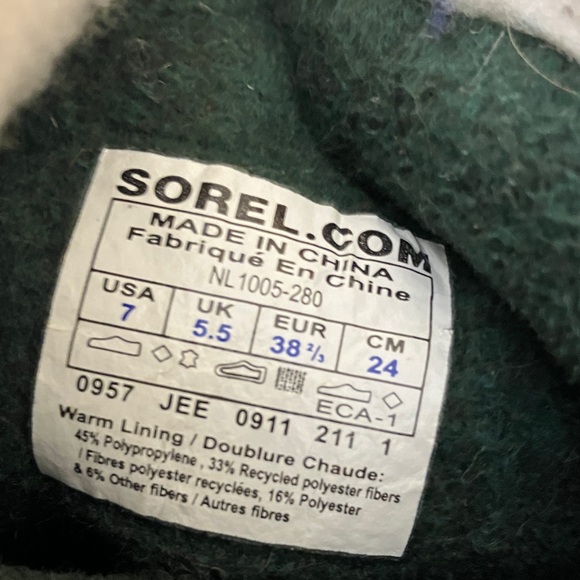 Sorel original Caribou leather & rubber Winter Boots. - Picture 7 of 8